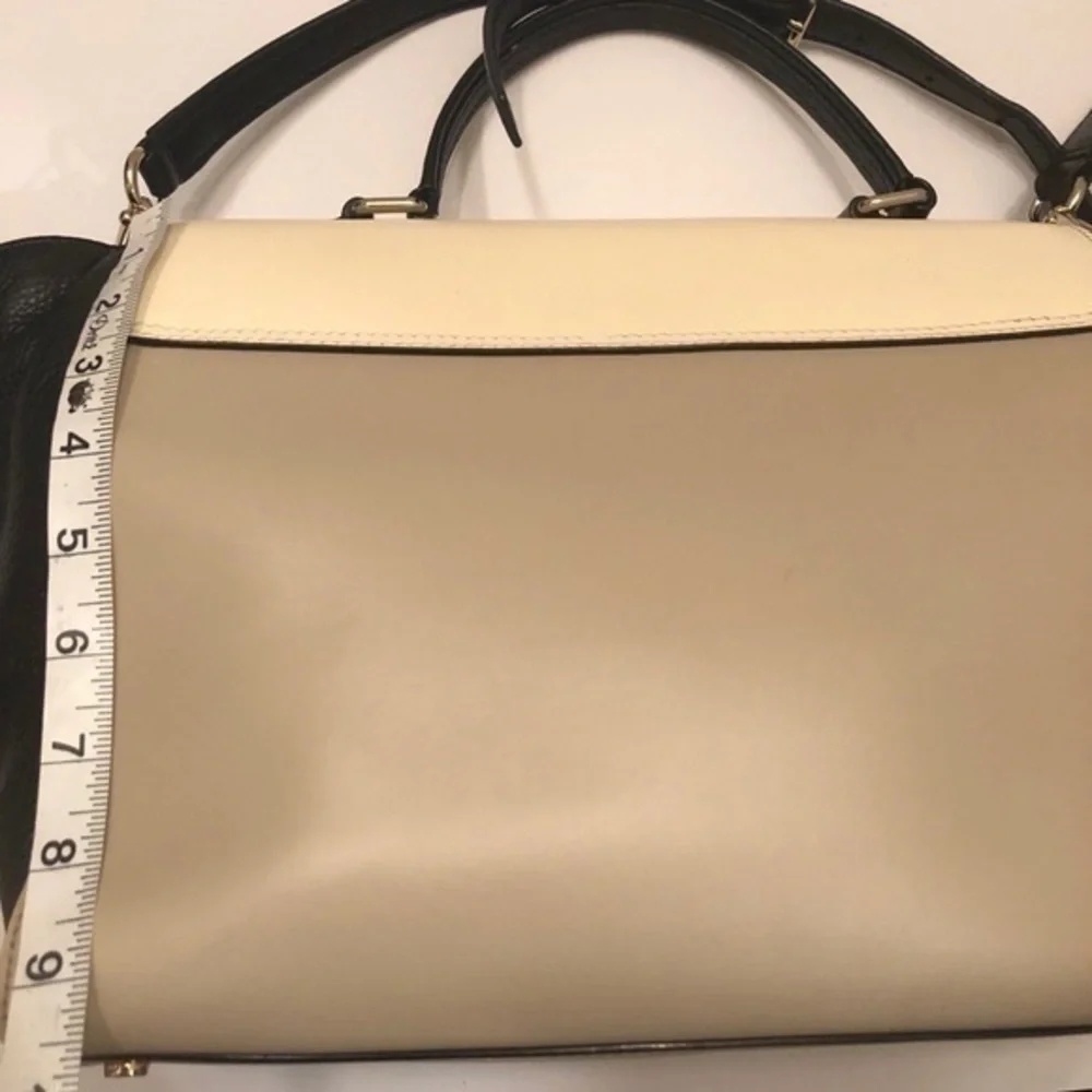 Kate spade colorblock trapeze leather bag
